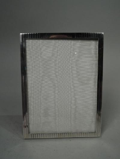  Scharling Co Antique American Art Deco Sterling Silver Picture Frame