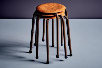  Schell N V Set of three stackable Stools by Schell N V Belfeld