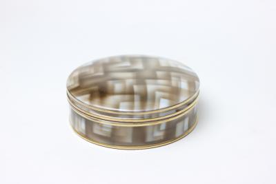  Schierholz Sohn Bauhaus Spritzdekor Covered Porcelain Box by Schierholz Sohn 1925 Germany