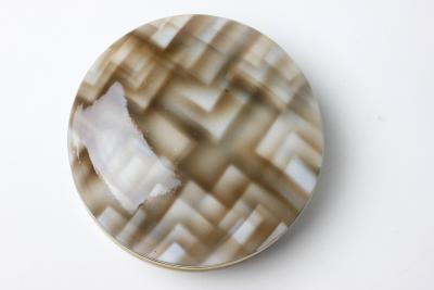  Schierholz Sohn Bauhaus Spritzdekor Covered Porcelain Box by Schierholz Sohn 1925 Germany