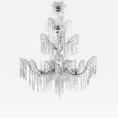  Schoenbeck Fine Quality Six Arm Crystal Chandelier Schoenbeck Lighting Attributed