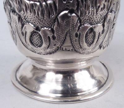 Schofield Co Schofield Baltimore Architectural Demitasse Holders with Lenox Cups