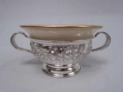  Schofield Co Set of 12 Schofield Baltimore Holders with Lenox Bouillon Inserts