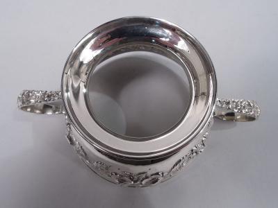  Schofield Co Set of 12 Schofield Baltimore Holders with Lenox Bouillon Inserts