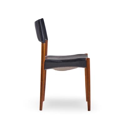  Schou Andersen M belfabrik Villy Schou Andersen Mid Century Danish Teak Dining Chairs Set of 4