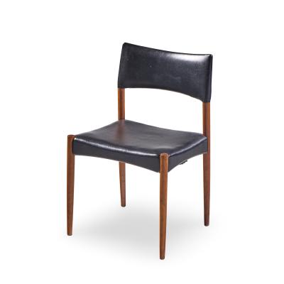  Schou Andersen M belfabrik Villy Schou Andersen Mid Century Danish Teak Dining Chairs Set of 4