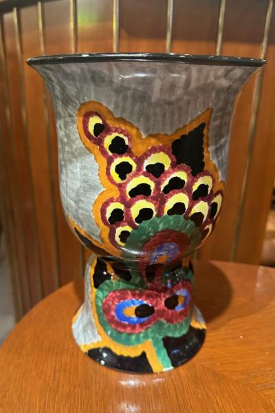  Schramberger Majolikafabrik Eva Zeisel Gobelin Vase by Schramberg 1930