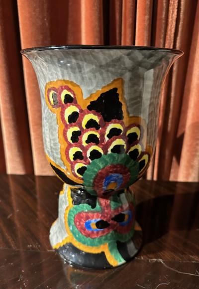  Schramberger Majolikafabrik Eva Zeisel Gobelin Vase by Schramberg 1930