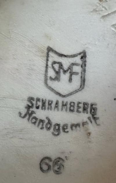  Schramberger Majolikafabrik Eva Zeisel Gobelin Vase by Schramberg 1930