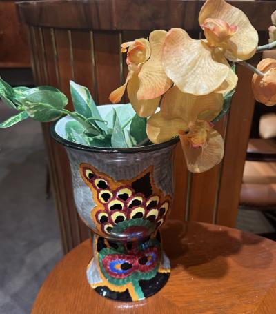  Schramberger Majolikafabrik Eva Zeisel Gobelin Vase by Schramberg 1930