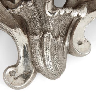 Schwarz Steiner Large antique Austrian silver and glass garniture by Schwarz Steiner