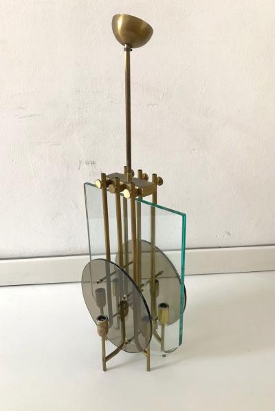  Sciolari Lighting 1960s Modernist Italian Ceiling Light