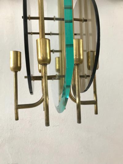  Sciolari Lighting 1960s Modernist Italian Ceiling Light