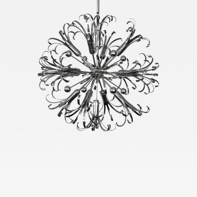  Sciolari Lighting A Radiating Italian Chrome 17 light Sputnik Chandelier Pendant