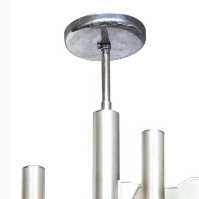  Sciolari Lighting Chic Nickel Chrome Pendant 1970s