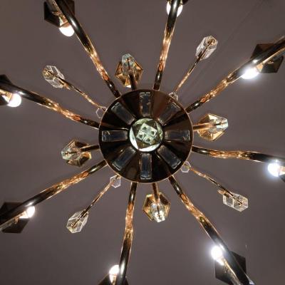  Sciolari Lighting Fine Crystal Sciolari Chandelier 1970s