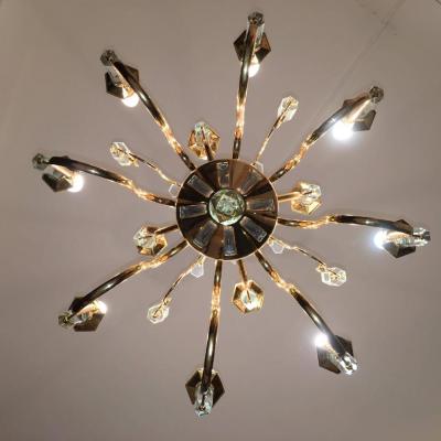  Sciolari Lighting Fine Crystal Sciolari Chandelier 1970s
