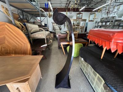  Sciolari Lighting Italian Modern Tessellated Marble Floor Lamp