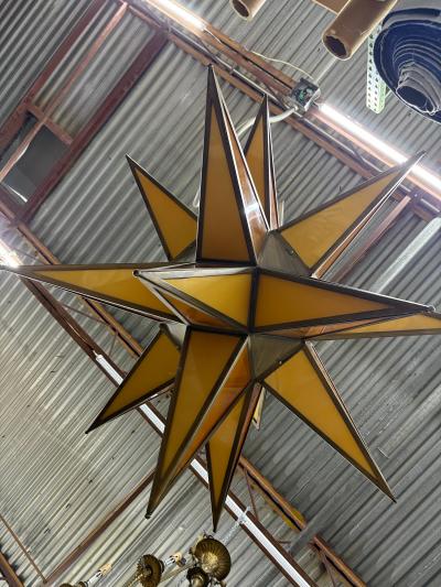  Sciolari Lighting Monumental Star Shaped Chandelier