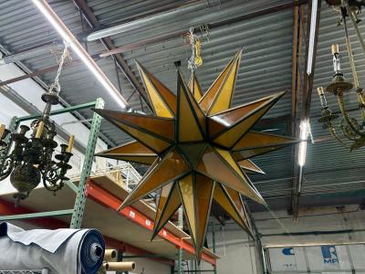  Sciolari Lighting Monumental Star Shaped Chandelier