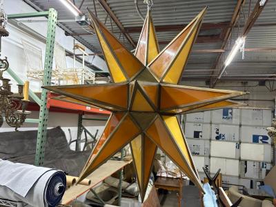  Sciolari Lighting Monumental Star Shaped Chandelier