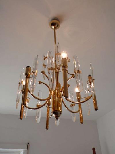  Sciolari Lighting Sciolari Chandelier with Six Lights 1970