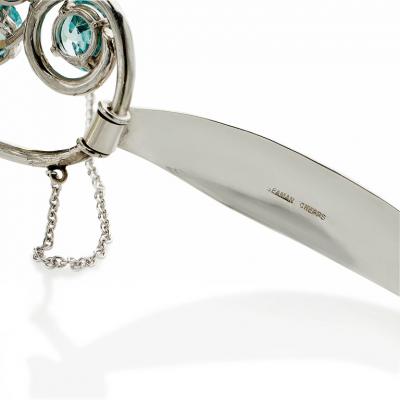  Seaman Schepps Seaman Schepps Blue Zircon and Diamond Bracelet