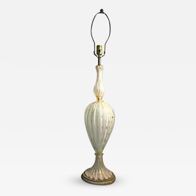  Seguso Exceptional 1960s Murano Glass Table Lamp by Seguso