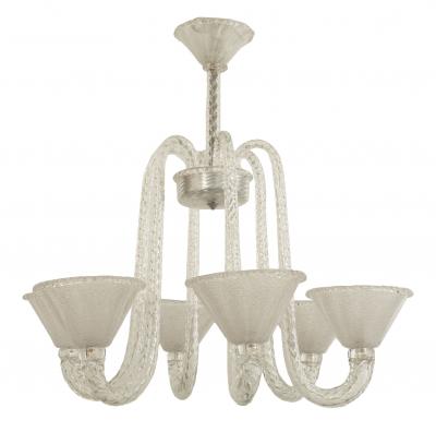  Seguso Italian 1940s Chandelier