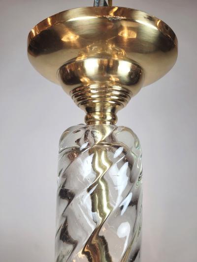  Seguso Mid Century Italian Murano Glass Chandelier by S guso