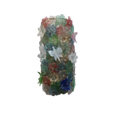  Seguso Mid Century Sconces in Green Blue Yellow Red and White Murano Glass for Seguso