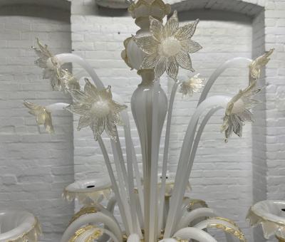  Seguso Murano Seguso Floral Chandelier