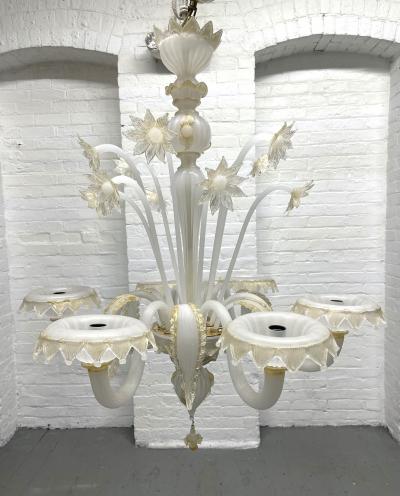  Seguso Murano Seguso Floral Chandelier