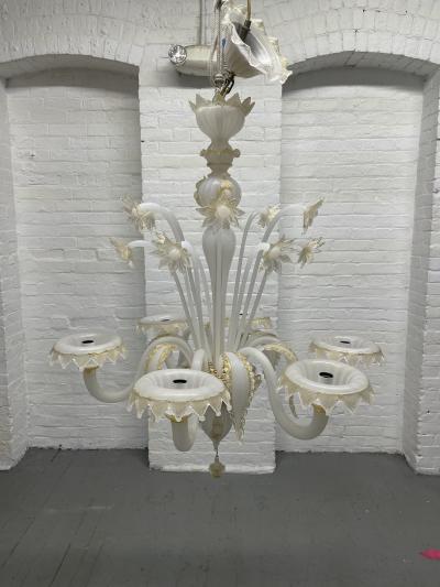  Seguso Murano Seguso Floral Chandelier