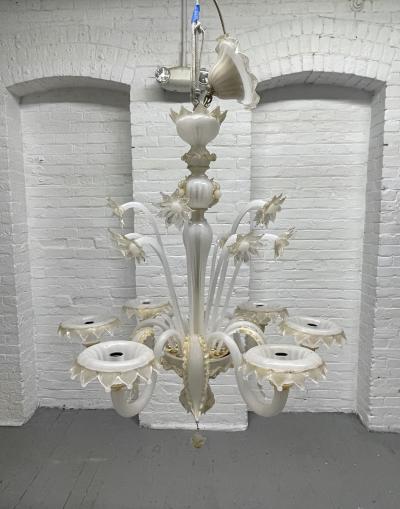  Seguso Murano Seguso Floral Chandelier