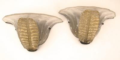  Seguso Pair of Vintage Wall Lights by Seguso