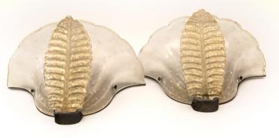  Seguso Pair of Vintage Wall Lights by Seguso