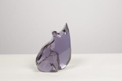  Seguso Seguso Glass Signed Lavender Frog