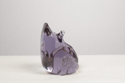  Seguso Seguso Glass Signed Lavender Frog