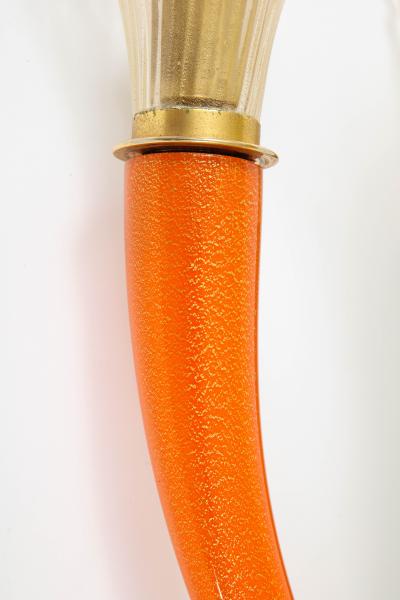  Seguso Seguso Murano Glass TriColor Sconces