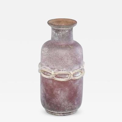  Seguso Seguso Scavo Murano Glass Grecian Vase