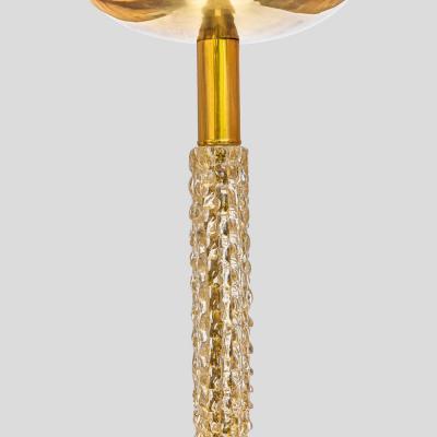  Seguso Seguso Vetri d Arte 1950s brass and glass floor lamp by Seguso Vetri D Arte