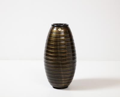  Seguso Seguso Vetri d Arte Large Gilt Fleck Vase by Seguso Vetri DArte
