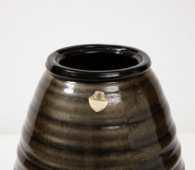  Seguso Seguso Vetri d Arte Large Gilt Fleck Vase by Seguso Vetri DArte