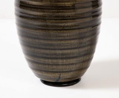  Seguso Seguso Vetri d Arte Large Gilt Fleck Vase by Seguso Vetri DArte