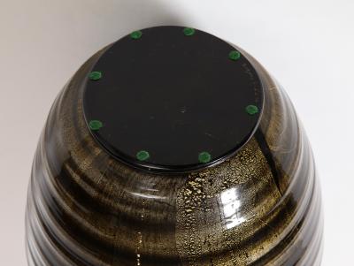  Seguso Seguso Vetri d Arte Large Gilt Fleck Vase by Seguso Vetri DArte