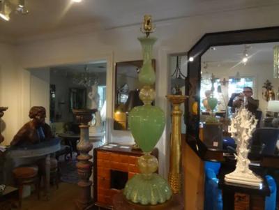  Seguso Seguso Vetri d Arte Large Murano Glass Lamp by Seguso