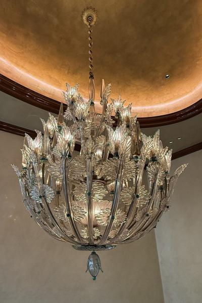  Seguso Seguso Vetri d Arte Monumental Hand Blown Glass Chandelier Attributed to Seguso Vetri dArte