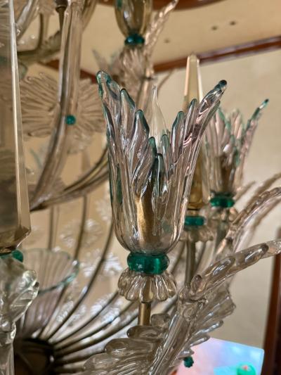  Seguso Seguso Vetri d Arte Monumental Hand Blown Glass Chandelier Attributed to Seguso Vetri dArte