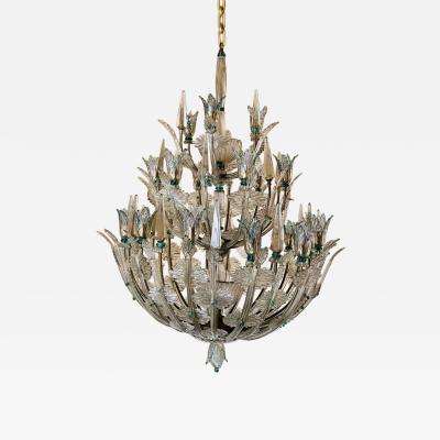  Seguso Seguso Vetri d Arte Monumental Hand Blown Glass Chandelier Attributed to Seguso Vetri dArte
